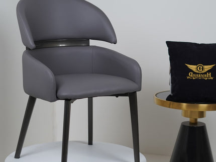 Frost Premium Dark Grey Dining Chairs for Restaurant