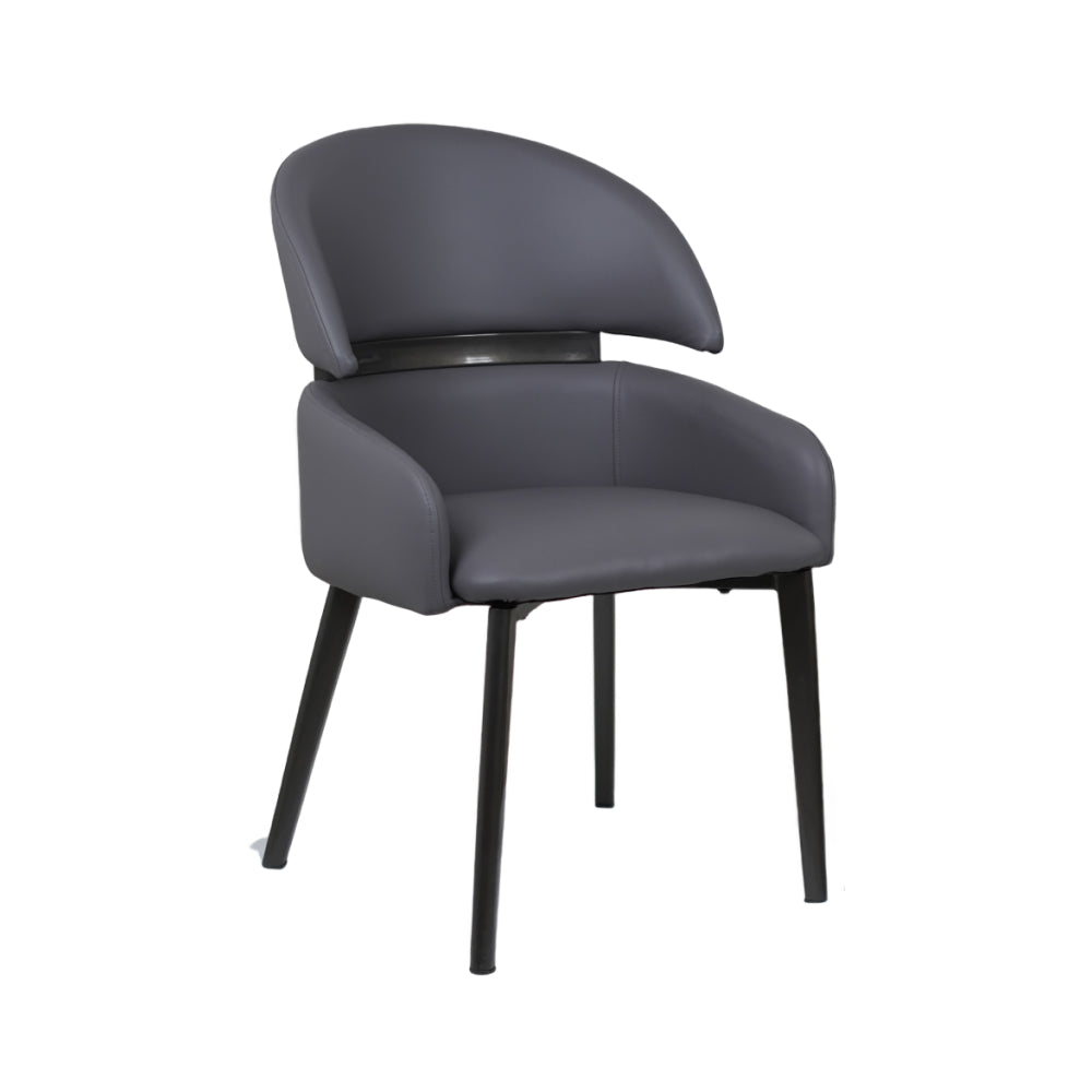 Frost Premium Dark Grey Dining Chairs for Restaurant