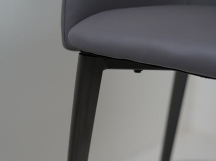 Frost Premium Dark Grey Dining Chairs for Restaurant