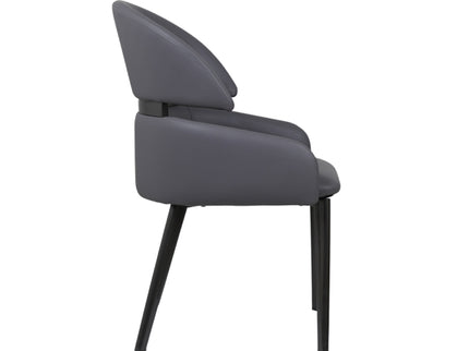 Frost Premium Dark Grey Dining Chairs for Restaurant