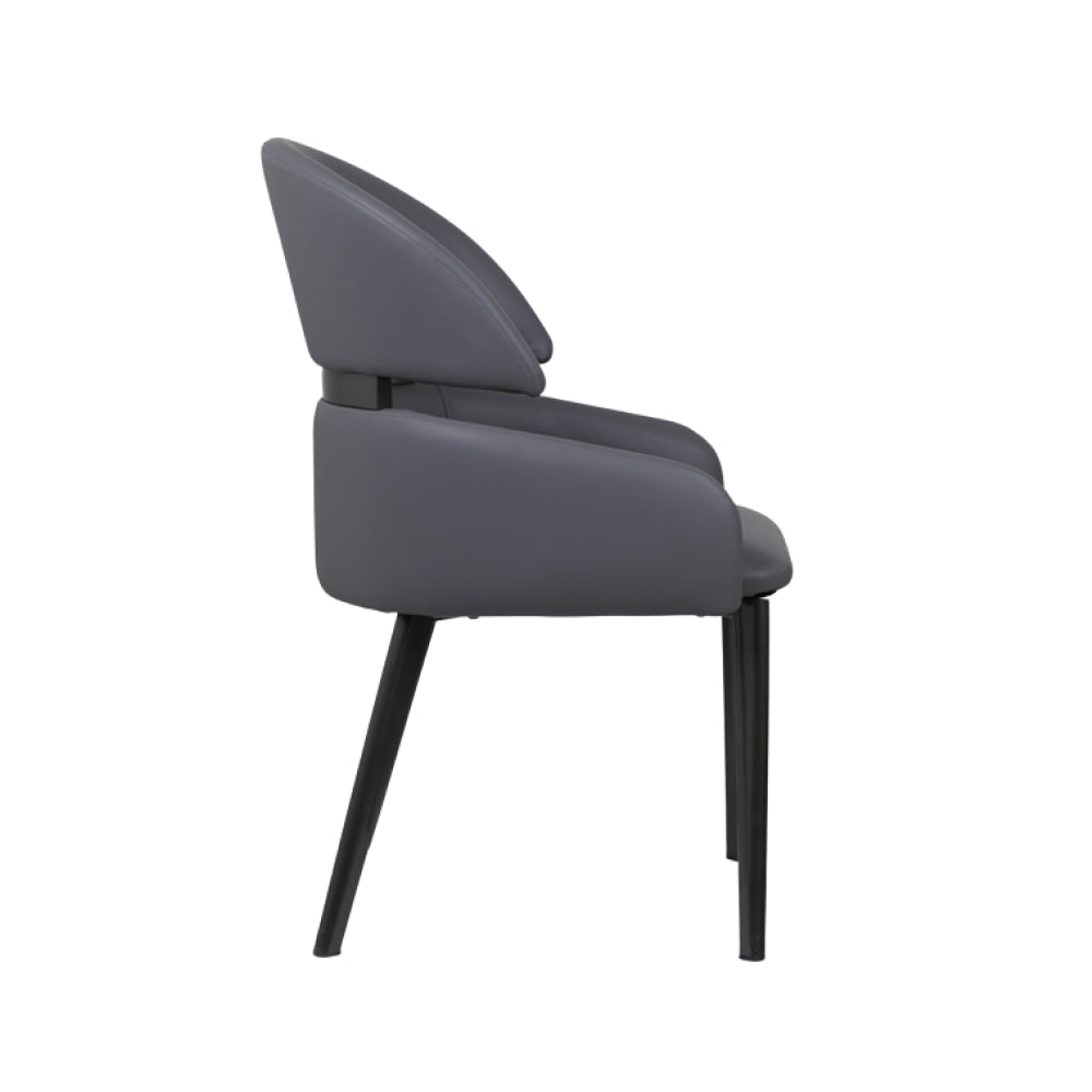 Frost Premium Dark Grey Dining Chairs for Restaurant