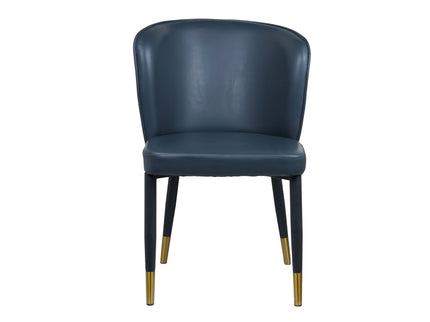 Glam Multicolor Leather Restaurant Chair