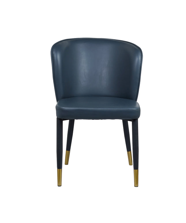 Glam Multicolor Leather Restaurant Chair