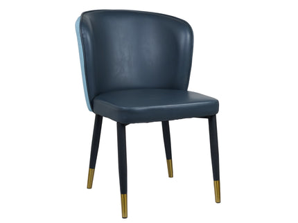Glam Multicolor Leather Restaurant Chair