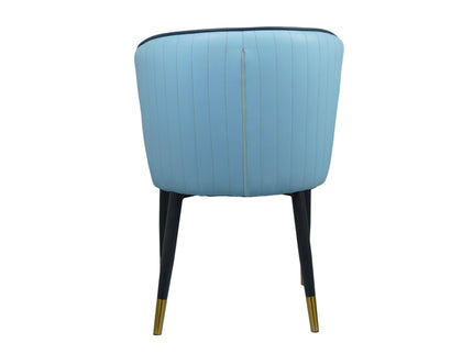 Glam Multicolor Leather Restaurant Chair