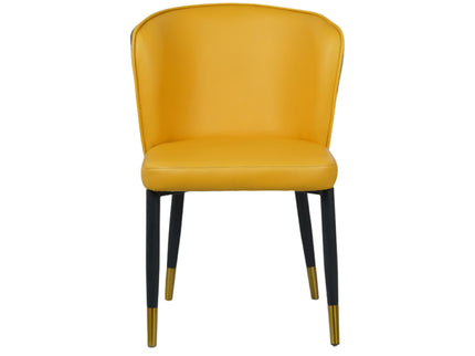 Glam Yellow Dining Chairs for Restaurant