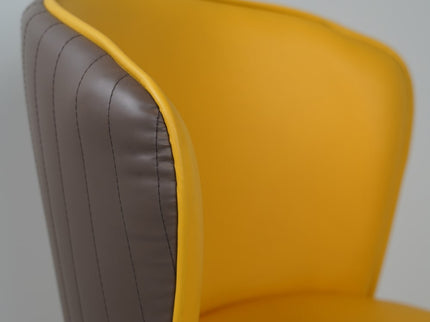 Glam Yellow Dining Chairs for Restaurant