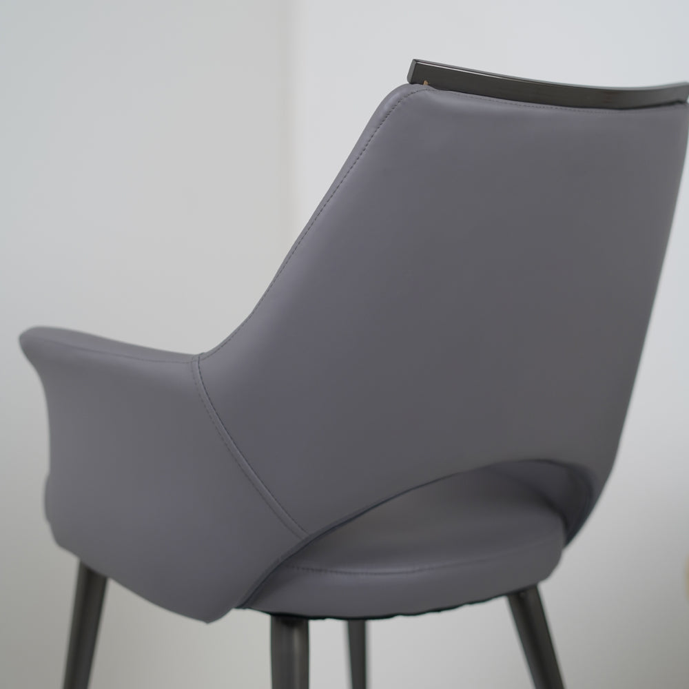 HOLO Premium Dining Chairs for Home or Restaurant Grey Color