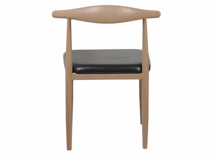 Hansa Light - Metal Restaurant Chair with Wooden Finish