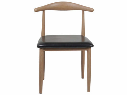 Hansa Light - Metal Restaurant Chair with Wooden Finish