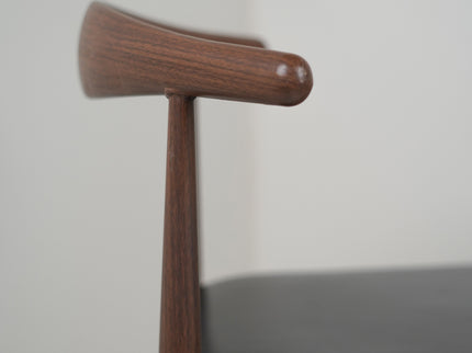 Hansa Dark - Metal Restaurant Chair with Wooden Finish