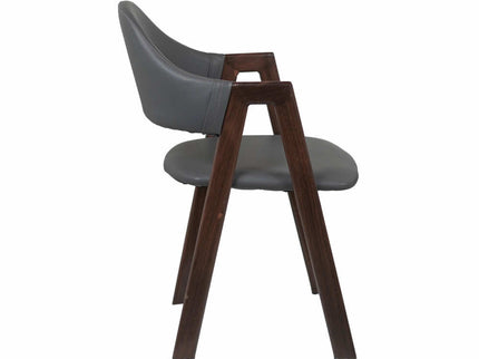 Heritage Metal Dark Grey Restaurant Chair