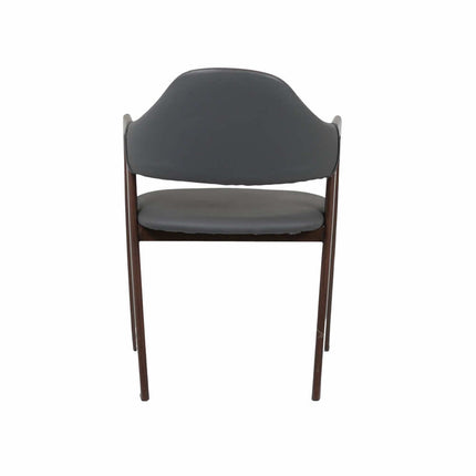 Heritage Metal Dark Grey Restaurant Chair