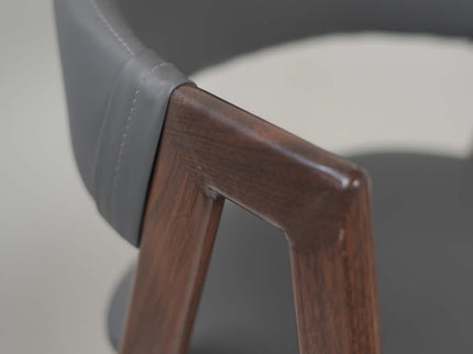 Heritage Metal Dark Grey Restaurant Chair