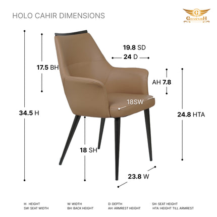 HOLO Premium Dining Chairs for Home or Restaurant Color