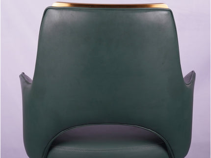 Holo Green Revolving Restaurant Dining Chair