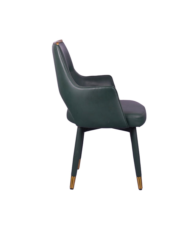 Holo Green Revolving Restaurant Dining Chair