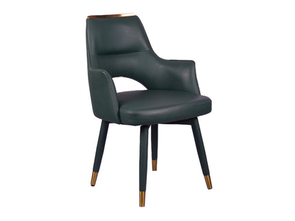 Holo Green Revolving Restaurant Dining Chair