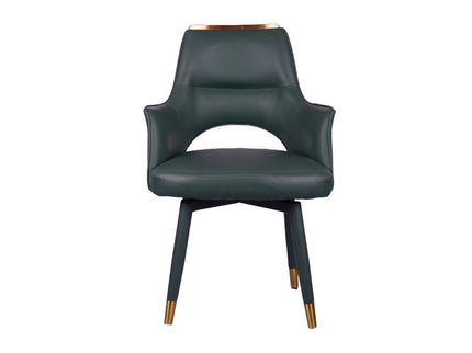 Holo Green Revolving Restaurant Dining Chair