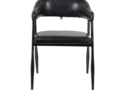 IRIS Cafe Chair Balck Leatherette