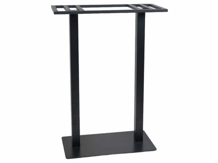 Icon MS Bar Double Pillar Table Base Designer Top 4 Seater