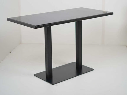 Icon MS Double Pillar 4 Seater Restaurant Table Base Black Top