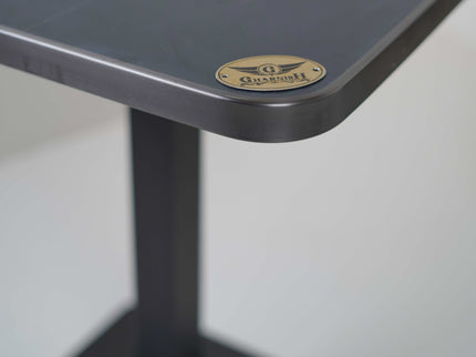 Icon MS Single PIllar Tile Top With Medal Edge Banding