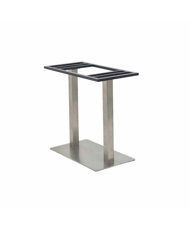 Icon SS Square Double Pillar Table Base