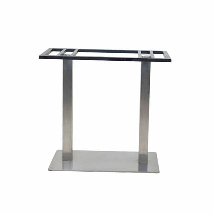 Icon SS Square Double Pillar Table Base