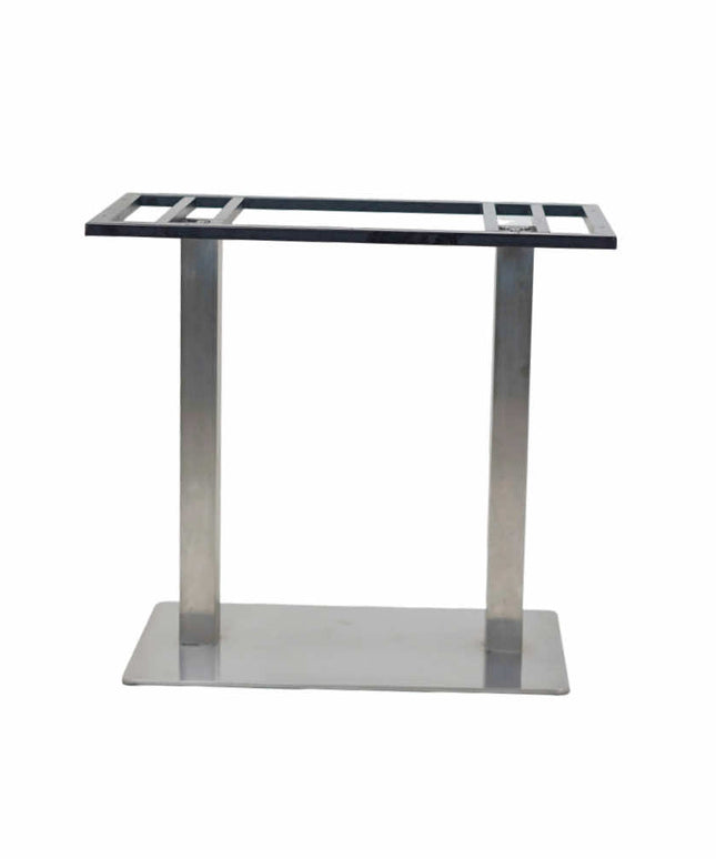 Icon SS Square Double Pillar Table Base
