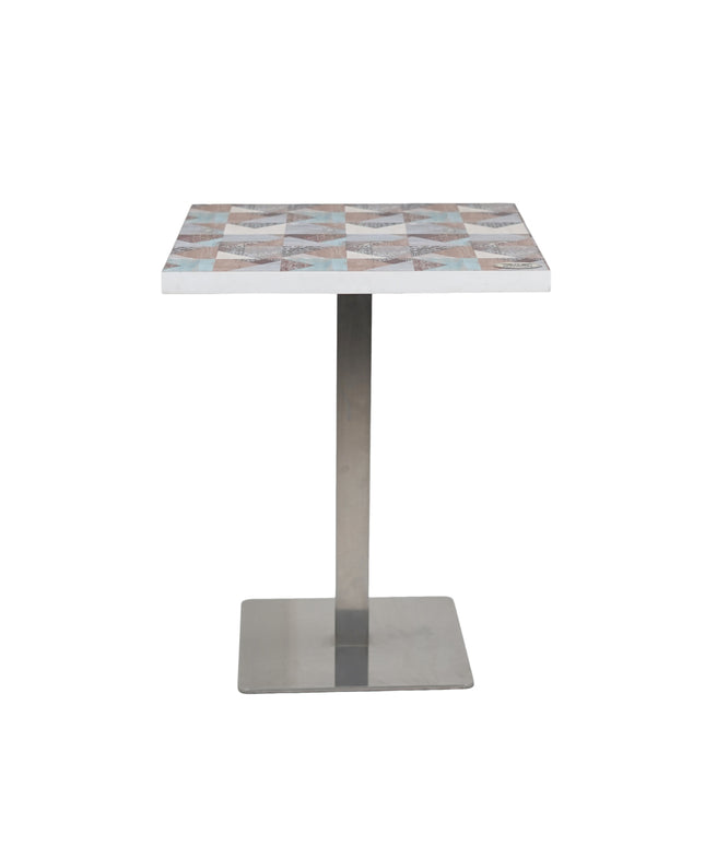 Icon SS 2 Seater Table With Designer Top