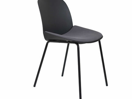 Ira Black PVC Cafe Chair
