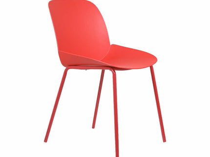 Ira Red PVC Cafe Chair