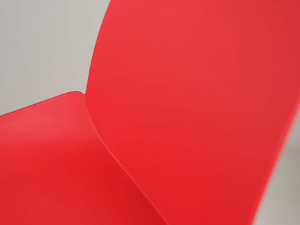 Ira Red PVC Cafe Chair