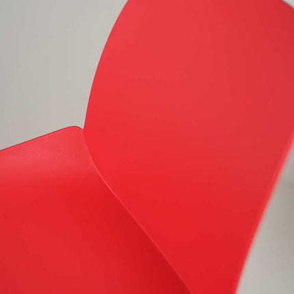 Ira Red PVC Cafe Chair