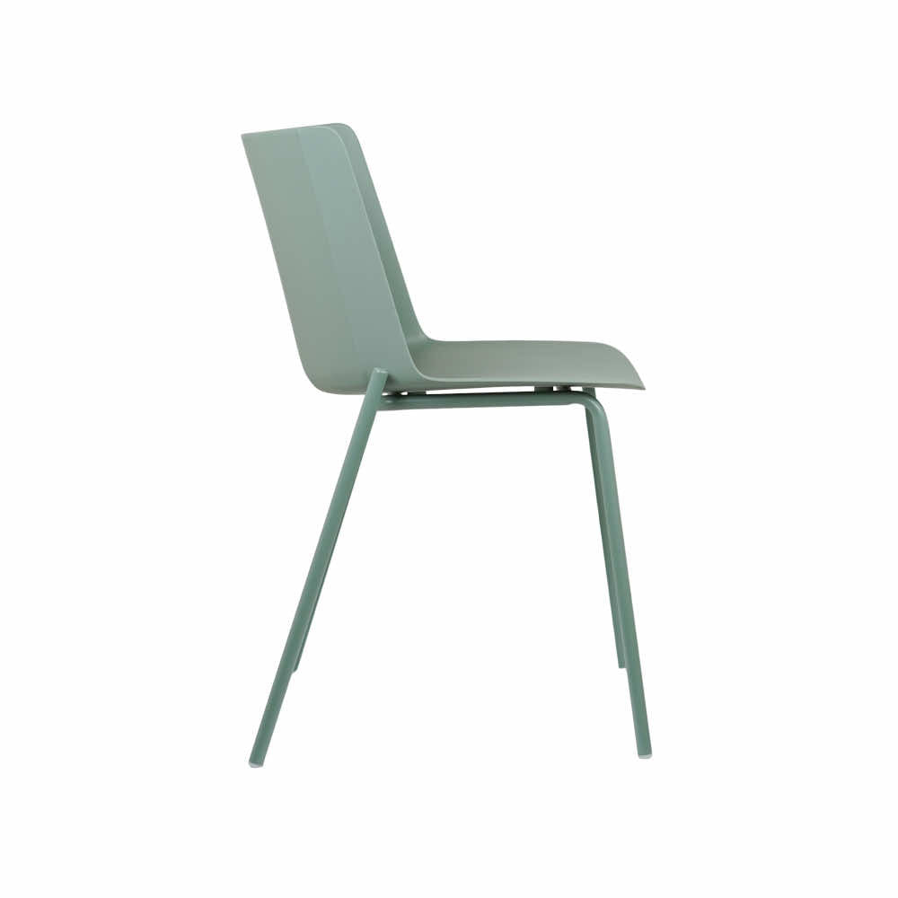 Lander Paster Grey Premium Cafe Chair