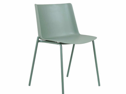 Lander Paster Grey Premium Cafe Chair