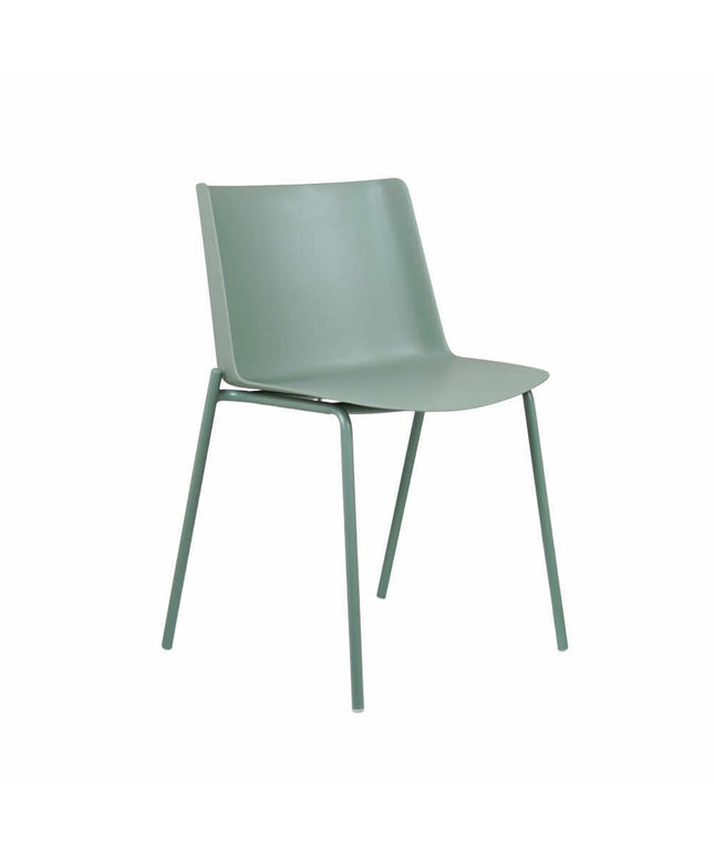 Lander Paster Grey Premium Cafe Chair