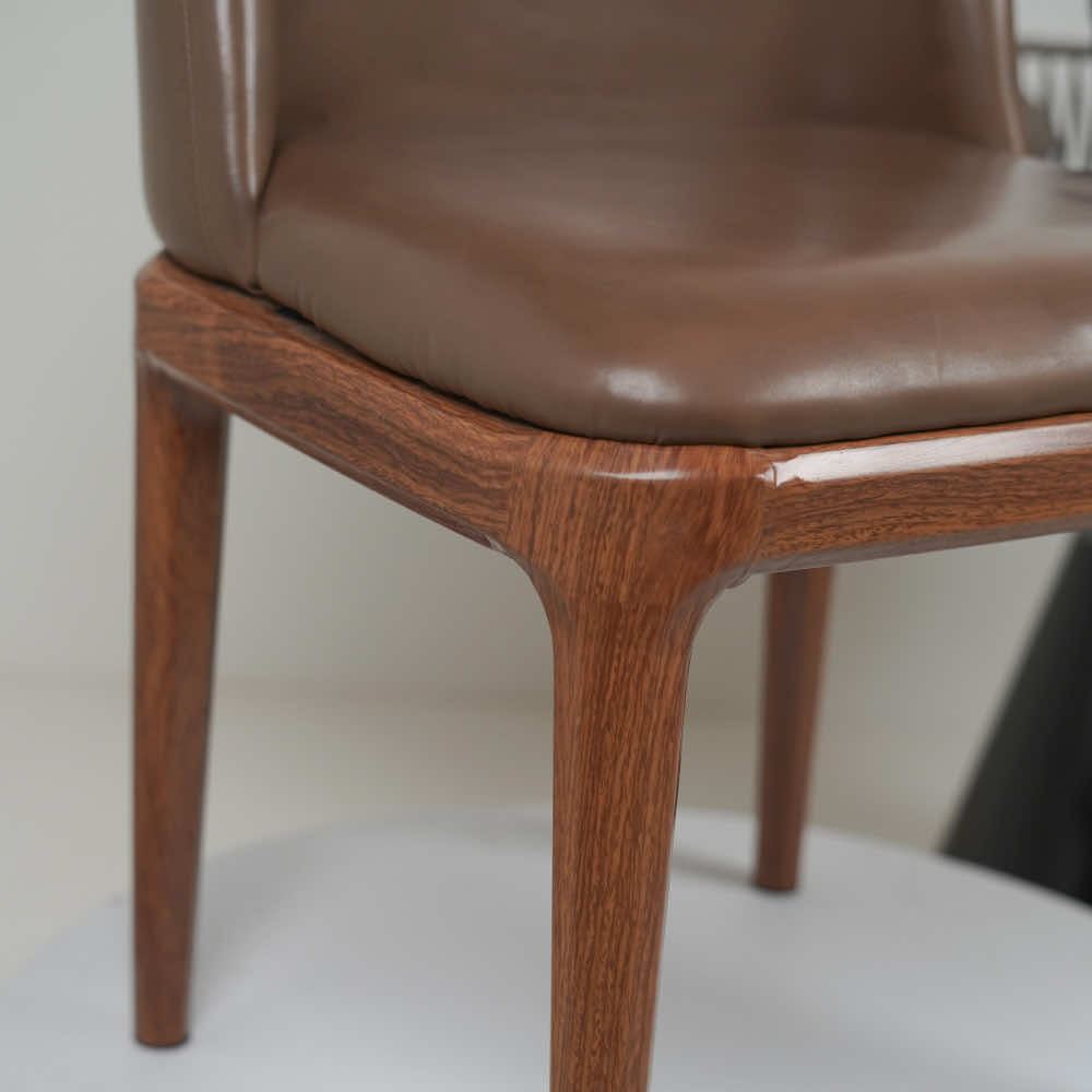 Leon Leather Dining Chair for Restaurant