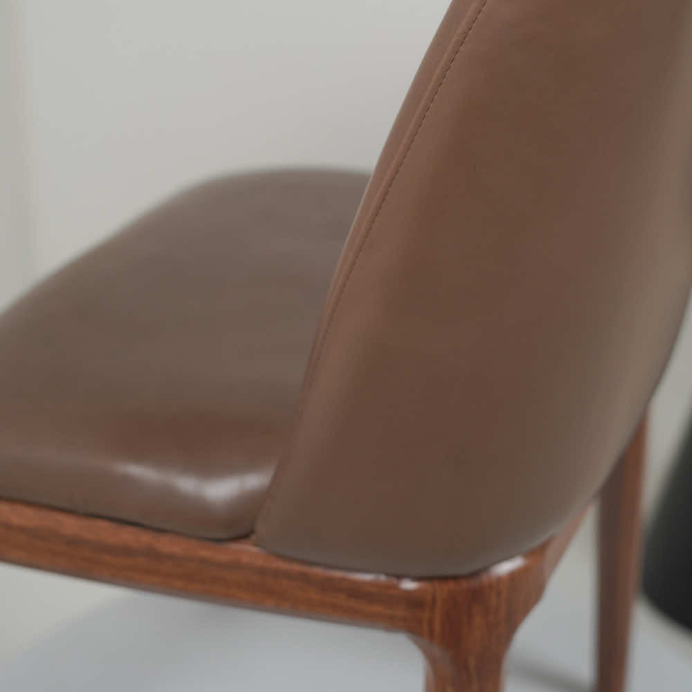 Leon Leather Dining Chair for Restaurant