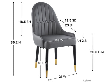 Lighten Multicolor Restaurant Dining Chair With Wooden Legs