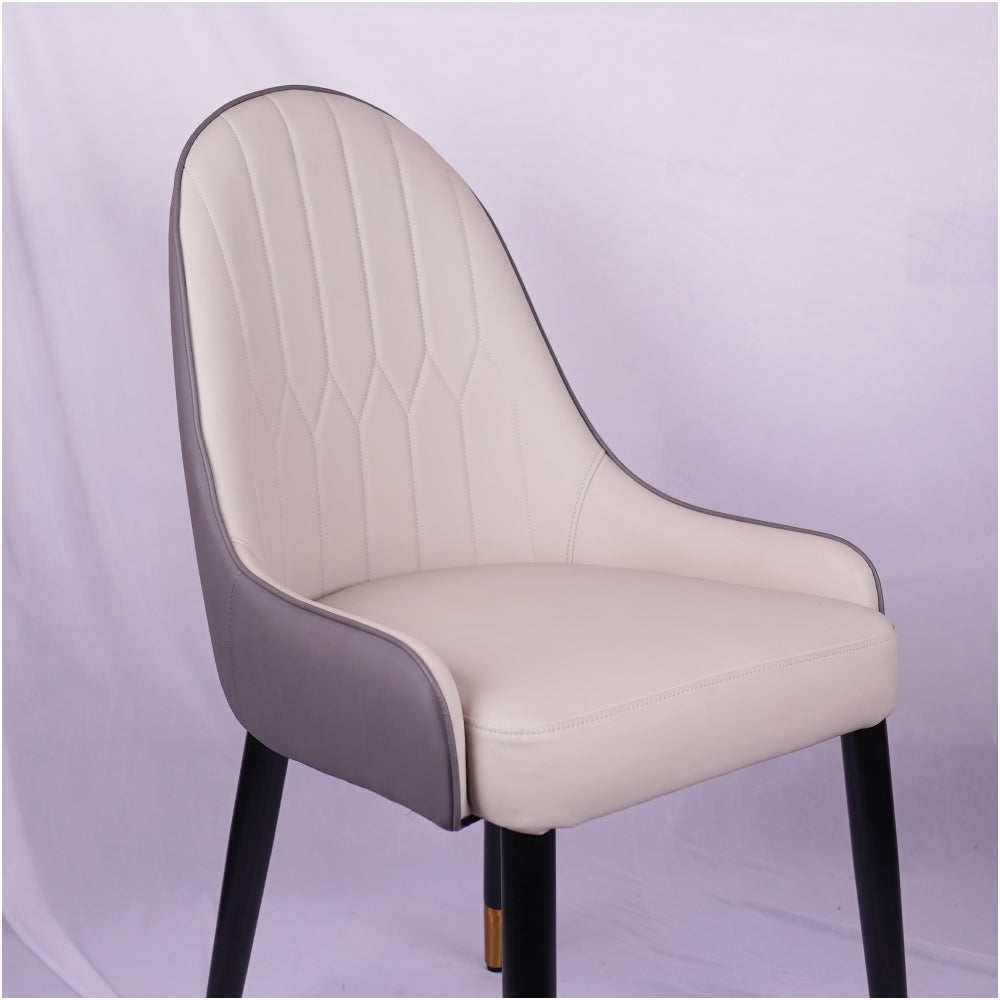 Lighten Multicolor Restaurant Dining Chair With Wooden Legs