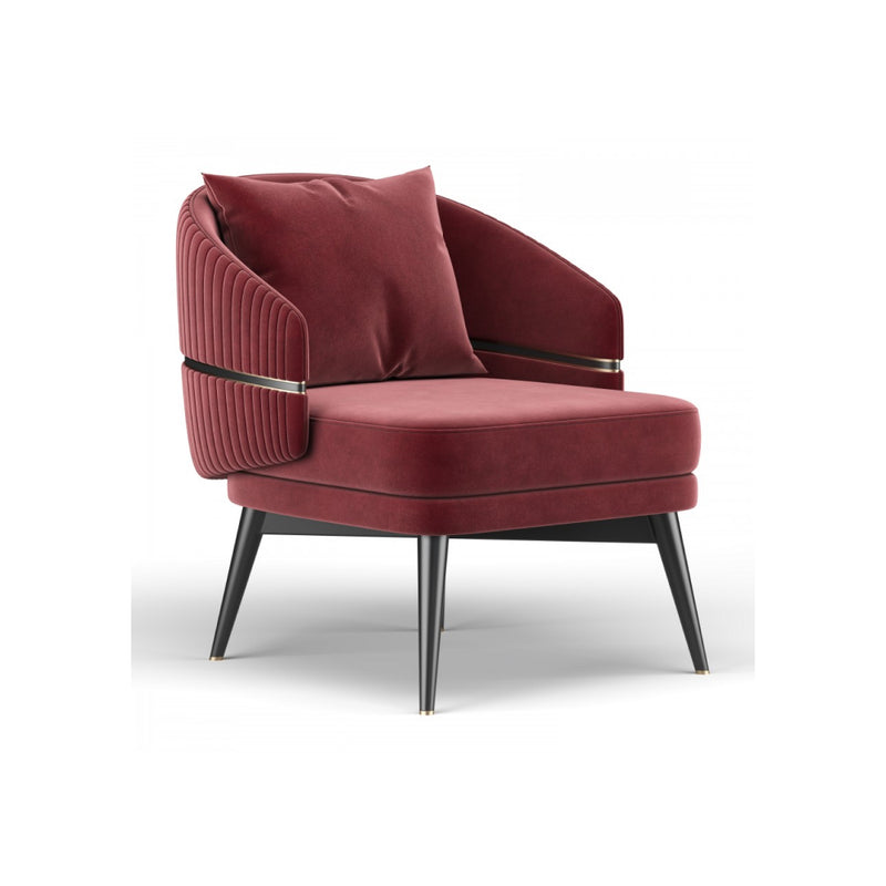 Luxoria Lounge Chairs For Hotel or Lounge Maroon Color