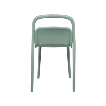 Milan PVC Cafe Chairs Premium in Mint green Color