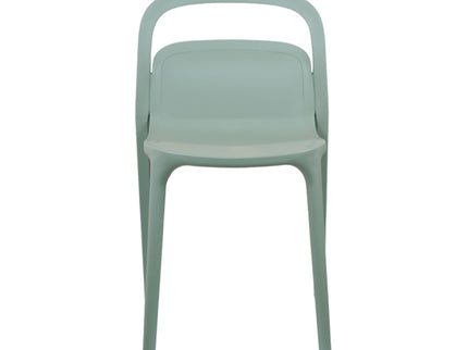 Milan PVC Cafe Chairs Premium in Mint green Color