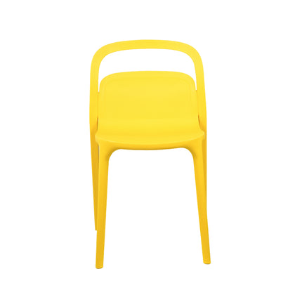 NEW Milan PVC Cafe Chairs Premium in Yellow color