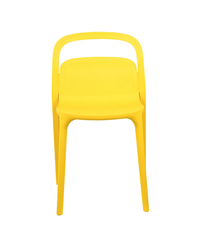 NEW Milan PVC Cafe Chairs Premium in Yellow color