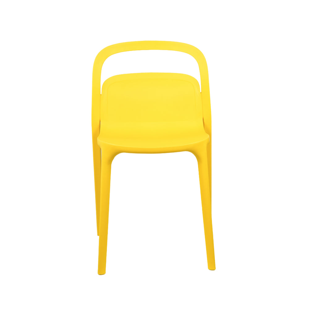 NEW Milan PVC Cafe Chairs Premium in Yellow color