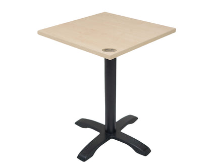 MS Plus Single Pillar Table Base Beige Top