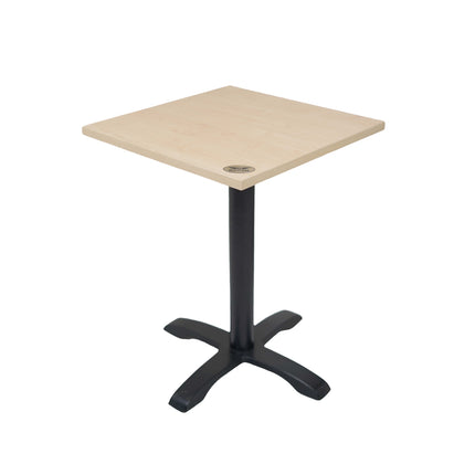 MS Plus Single Pillar Table Base Beige Top